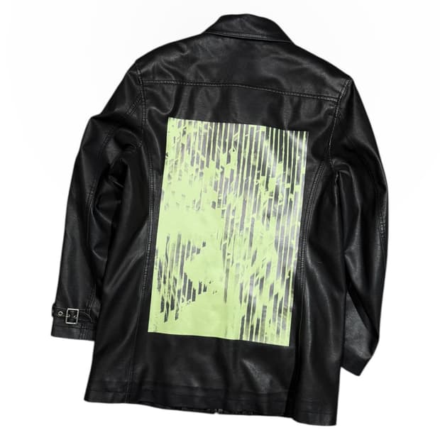 Theopen product 더오픈 프로덕트 에코 레더자켓