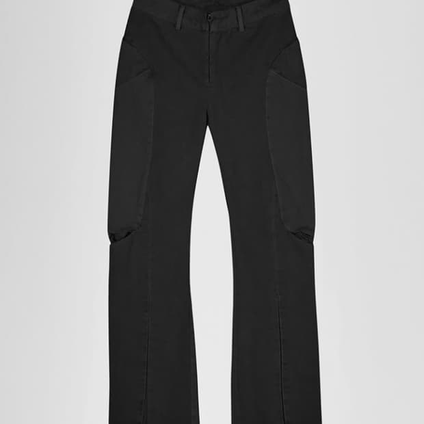 ee garments dyed boots cut pants