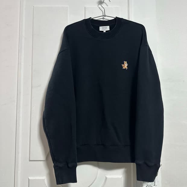 메종키츠네 스피디 폭스 패치 맨투맨