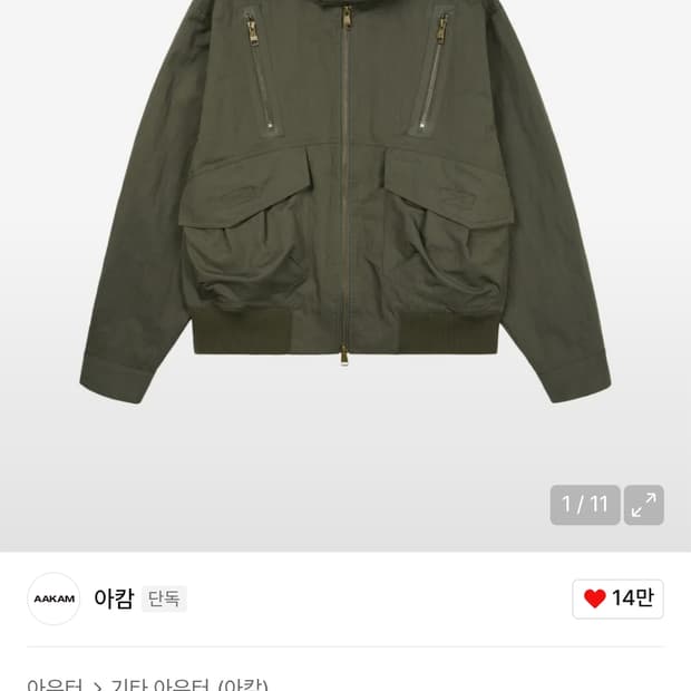 아캄 하이넥집업