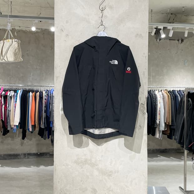 노스페이스 블랙 써밋 시리즈 고어텍스 벨크로 윈드 브레이커