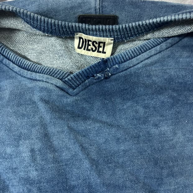 Diesel Washed Distressed Sweatshirt