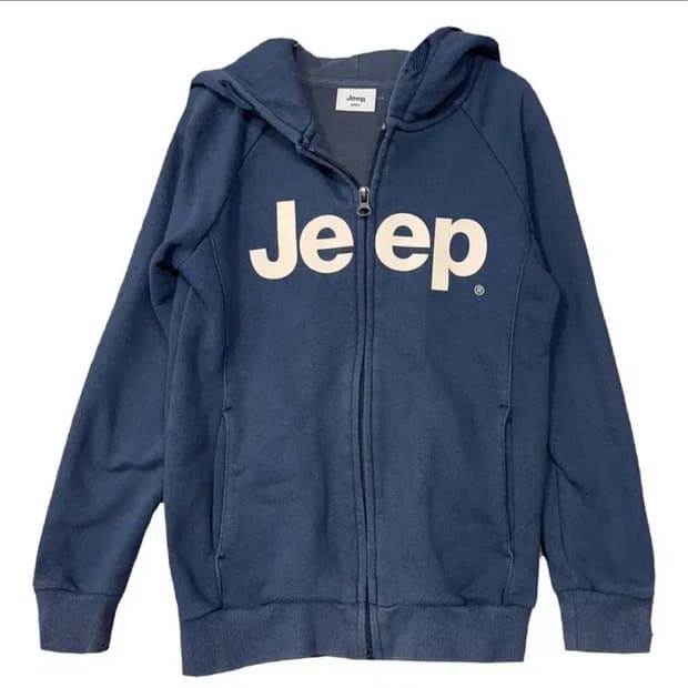 지프 jeep 키즈 네이비 후드집업 130