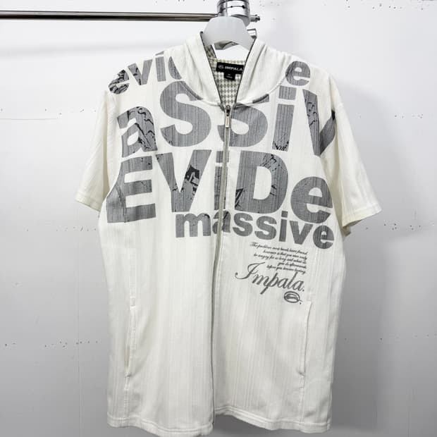 IMPALA lettering hoodie zip