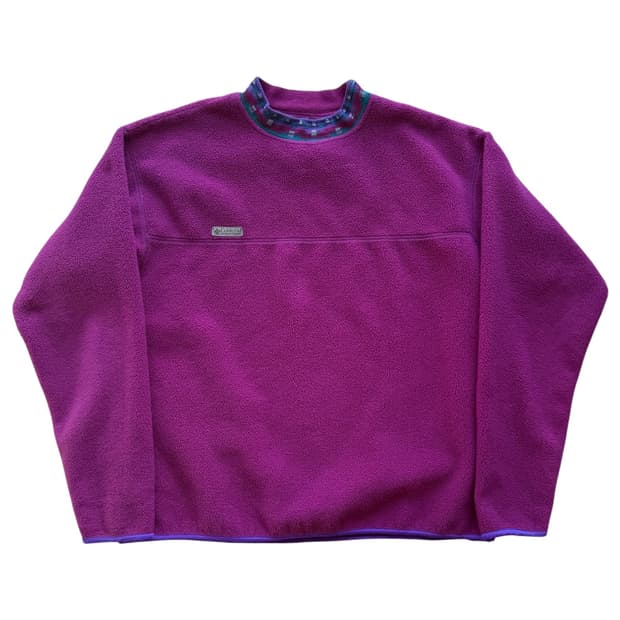 90s Made in USA Columbia 플리스 아즈텍