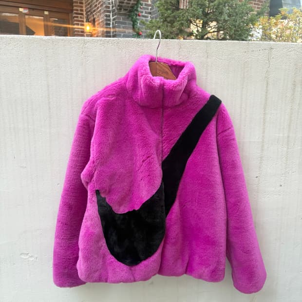 나이키 빅로고 퍼자켓