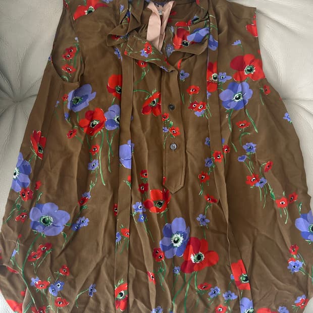 N21 실크 블라우스