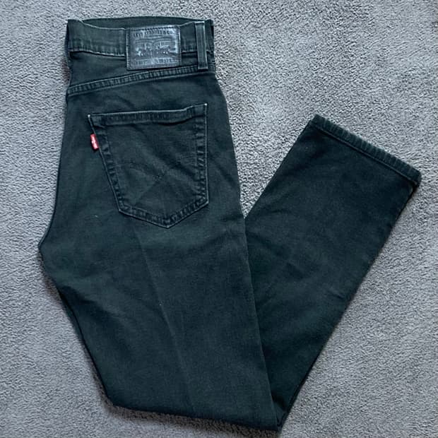 리바이스 511 빅E 블랙진 데님팬츠 W32 L32
