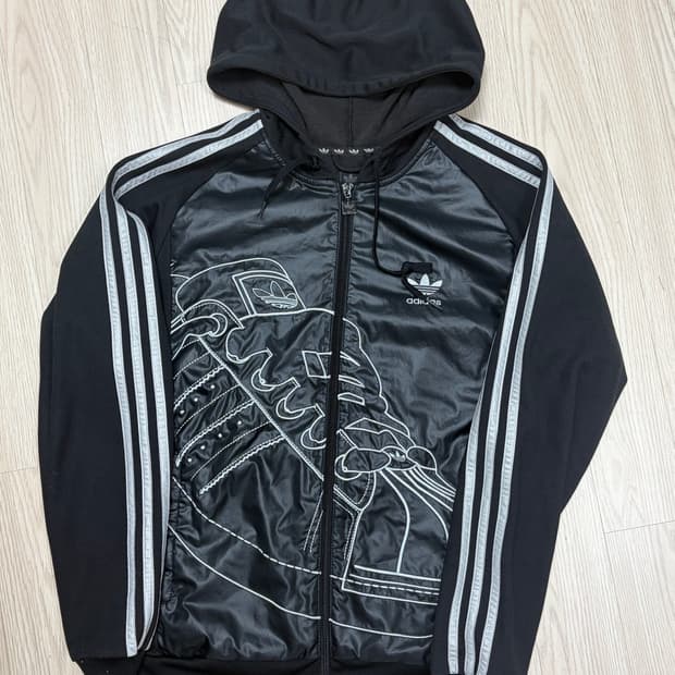아디다스 슈퍼스타 후드집업 져지 