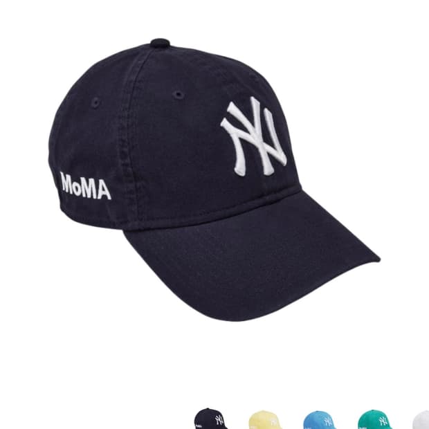 모마 볼캡 뉴에라 모자 뉴에라 x 모마 뉴욕 양키즈 캡 블랙