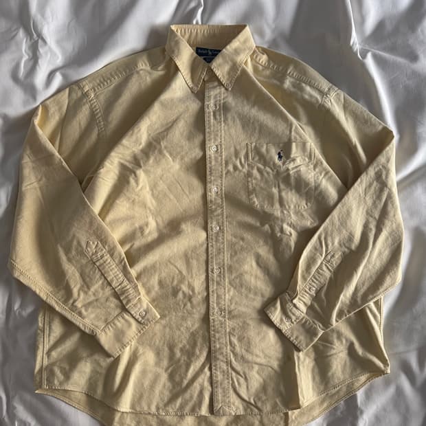 [XL] 폴로 랄프로렌 빅셔츠 옐로우
