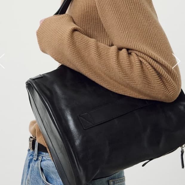 토니웩 오일 풀업 유틸리티 버킷백