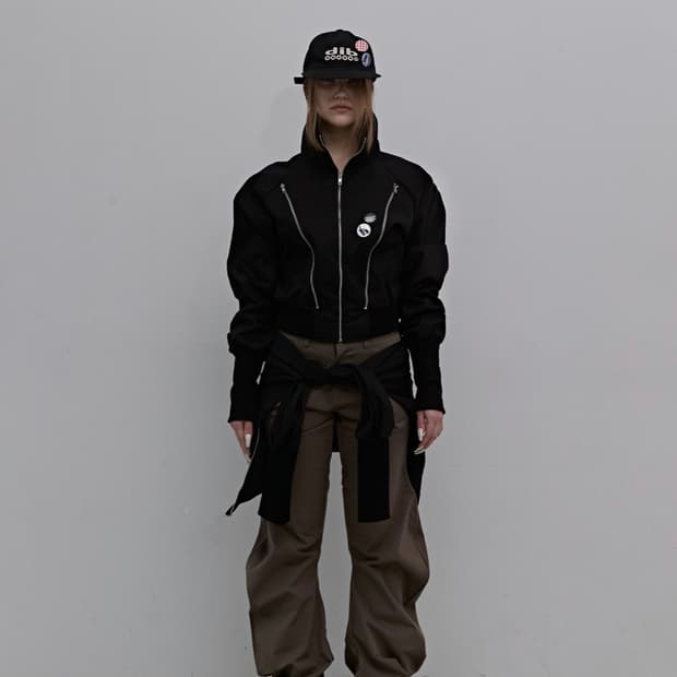 딥인블루 집업 블랙