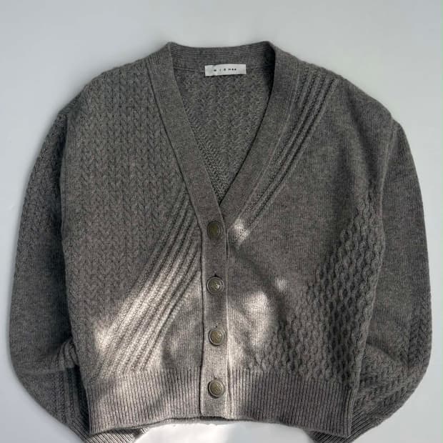 [F] 미샤 MICHAA 한섬 2020년 신형 케이블 니트 가디건
