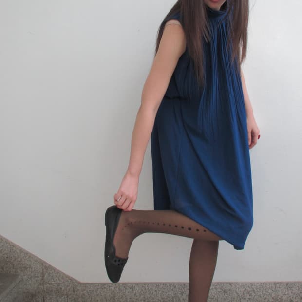Untitled pleated one piece