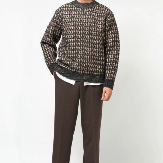 Heugn 울 모헤어 믹스 니트