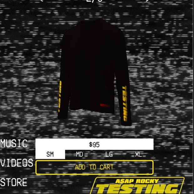 asap rocky testing long sleeve