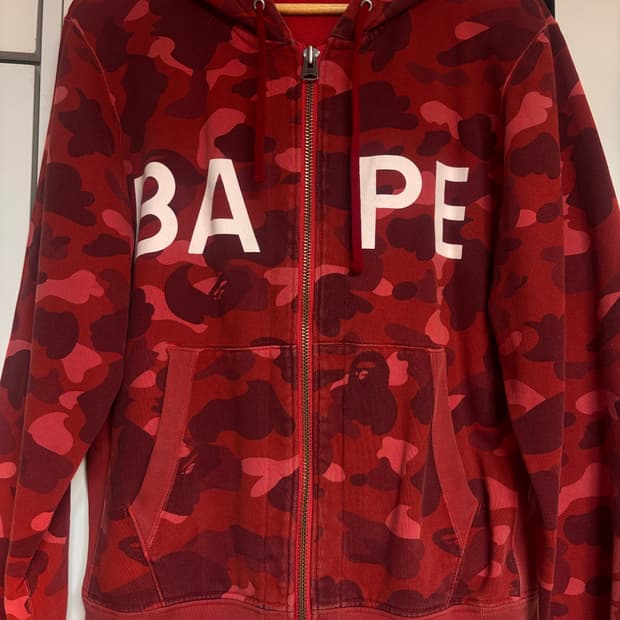 베이프 후드집업