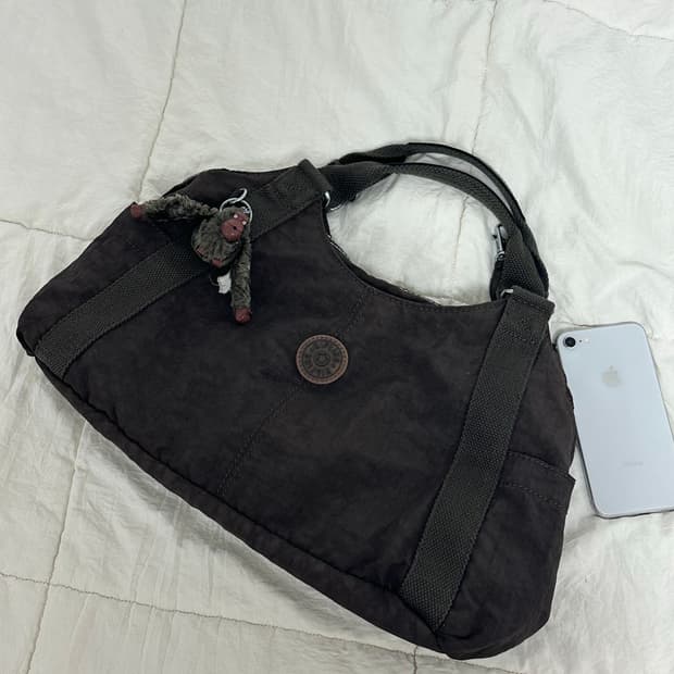 키플링 브라운 워싱 숄더백 