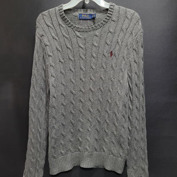 Ralph Lauren 랄프로렌 케이블 자수로고 니트