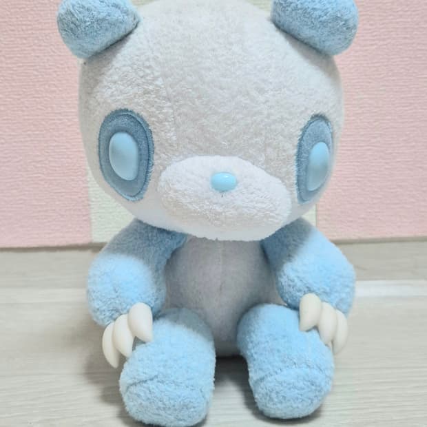 글루미베어 팬더 고전 인형 판다 빈티지 범용토끼 방꾸 소품 갸루