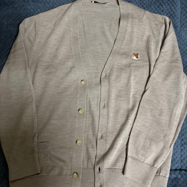 메종키츠네 가디건 xxl