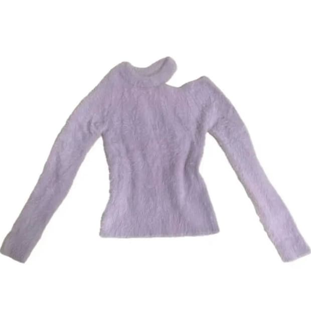 Cecil McBee Lavender fur knit 