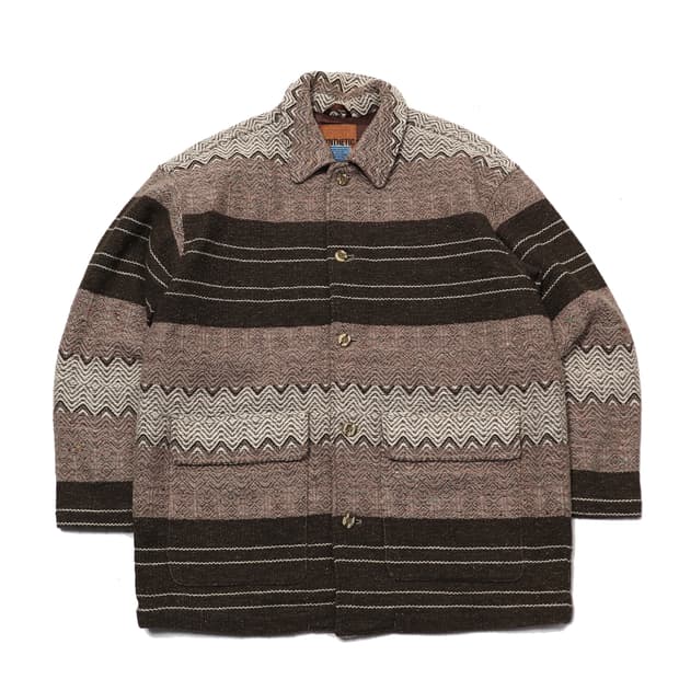 SYNTHETIC 에스닉 오버핏 코트 size L