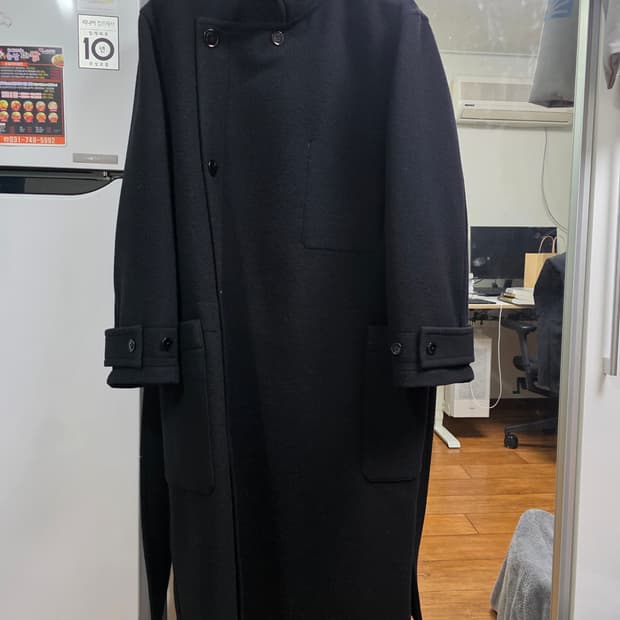 25FW 르메르 랩코트 s 블랙