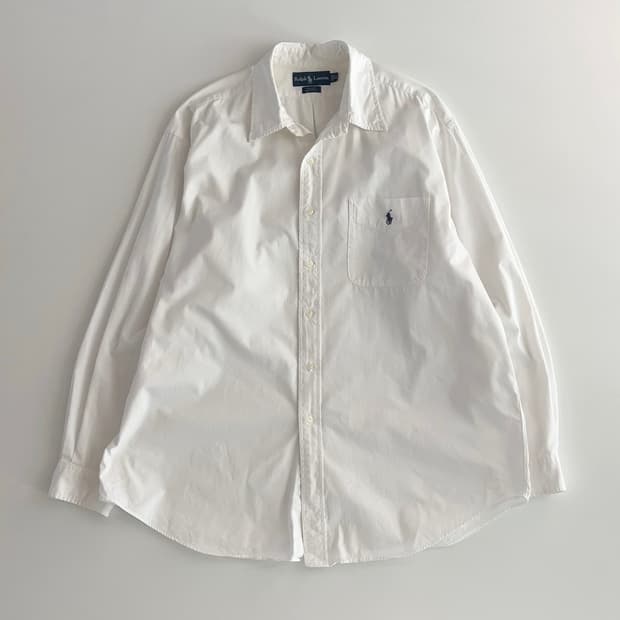 폴로 랄프로렌 블레이크 화이트 셔츠 XL