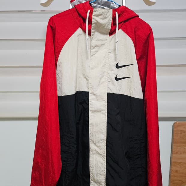 나이키 더블 스우시 바람막이 XL