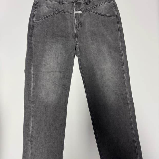 마리떼프랑소와저버 W X-POCKET TAPERED 흑청 데님팬츠