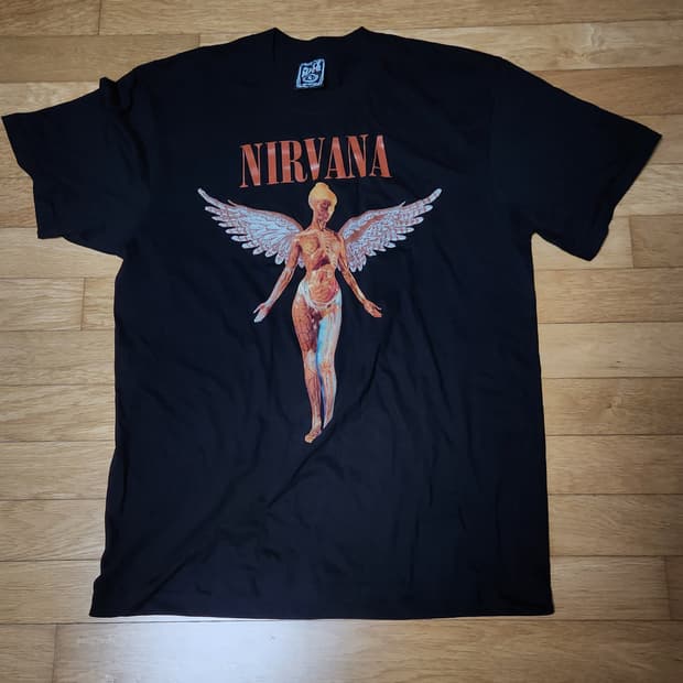 Nirvana 락 티셔츠 XL