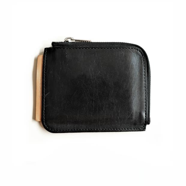 헨더스킴 소가죽 L퍼스 지갑 블랙