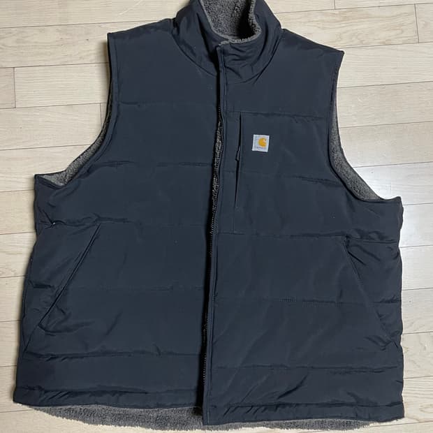 칼하트 리버시블 워크-후리스 베스트