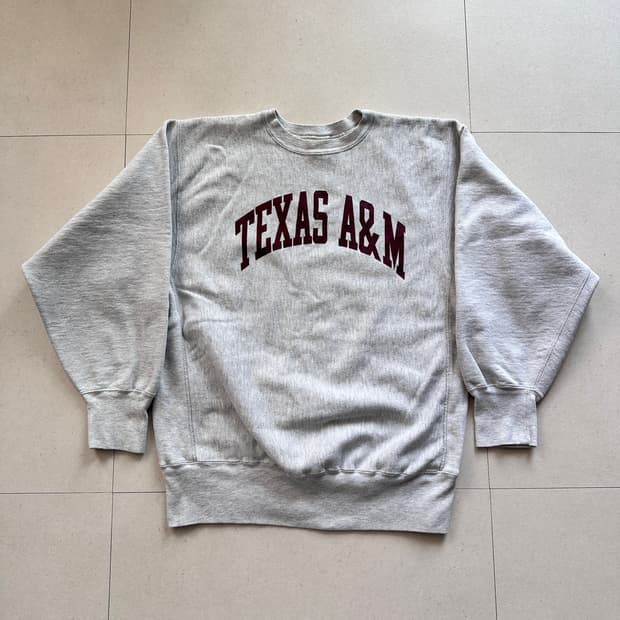 90s 챔피온 리버스위브 텍사스 A&M 맨투맨 XL