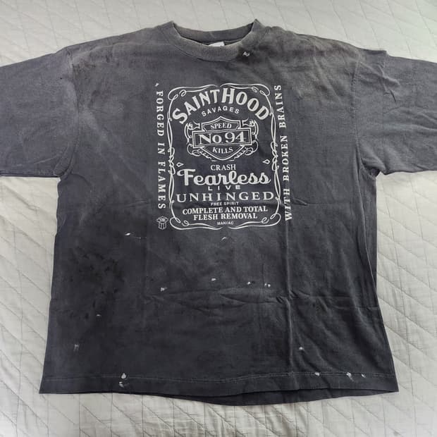 [XL] 세인트미카엘 X NBHD 네이버후드 세인트후드 티셔츠