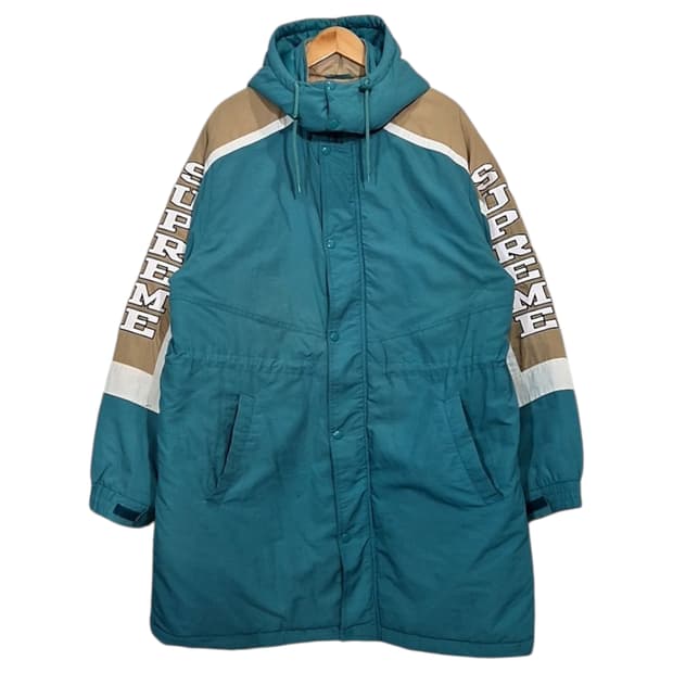 Supreme 슈프림 슬리브 로고 사이드라인 파카