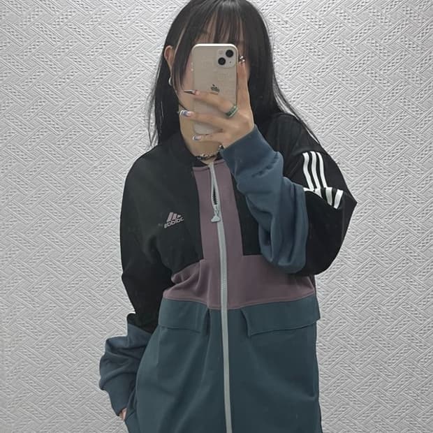 아디다스 올드스쿨 트리코트 트랙 져지 집업 자켓 2XL C07867