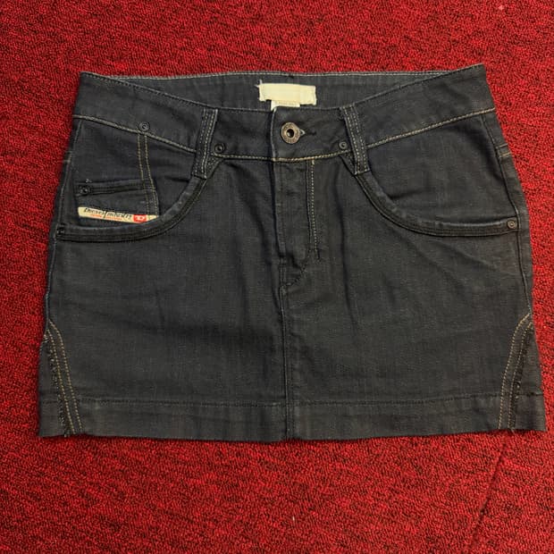 디젤 데님 미니스커트