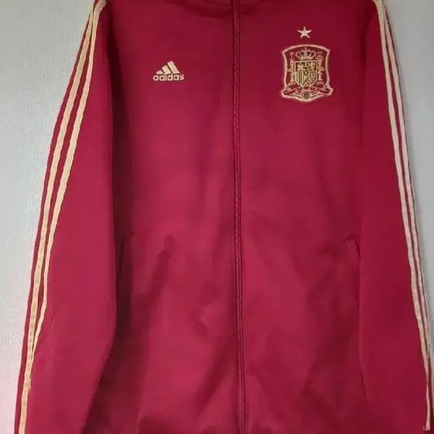 아디다스 스페인 레드 트랙탑 저지 져지집업 95~100