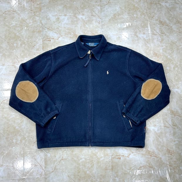 폴로 니트 집업