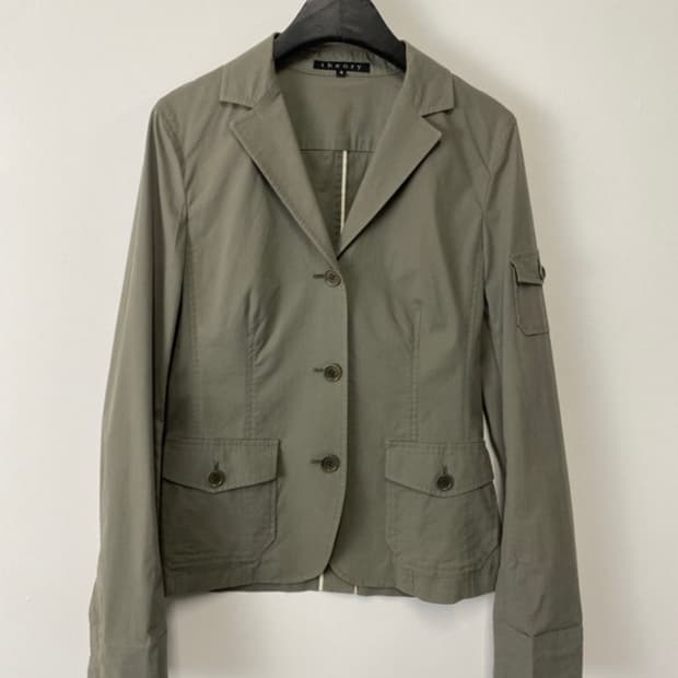 빈티지woowi 코튼셔츠자켓 