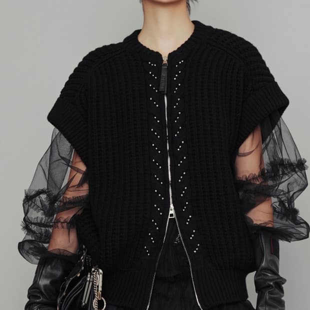 럭키슈에뜨 럭키슈에뜨니트 니트베스트 니트조끼