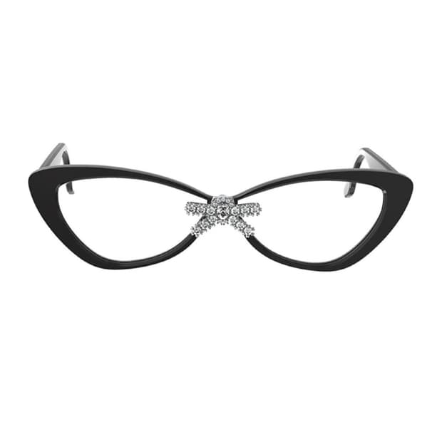 Shushu Tong YVMIN 슈슈통 위민 캣아이 리본 안경