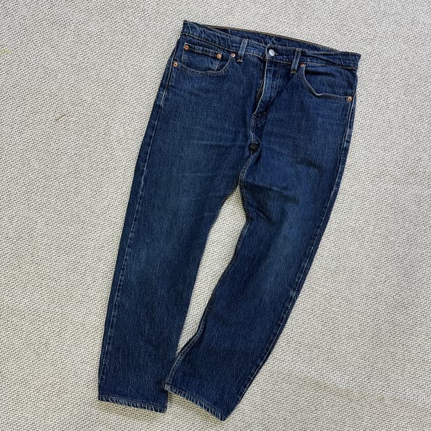 W32L32 리바이스 502 테이퍼드 진 0331D