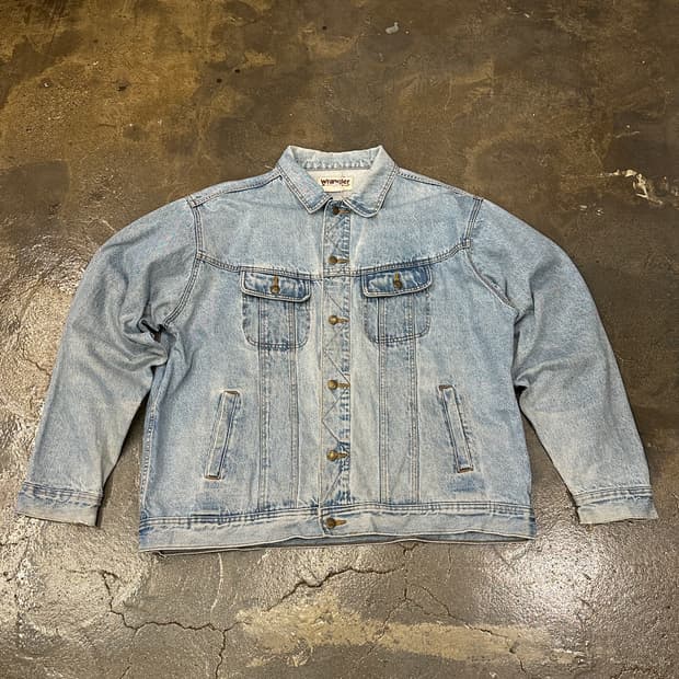 WRANGLER 랭글러 데님 트러커 자켓 XL