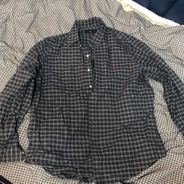 폴로 랄프로렌 체크 셔츠 XL