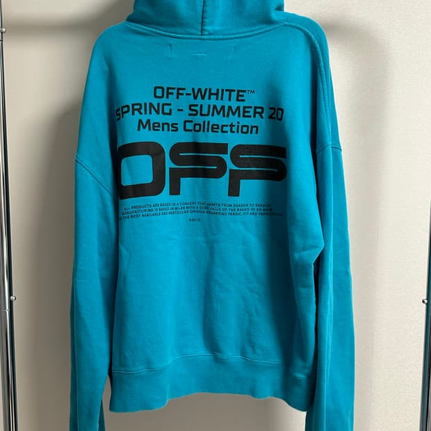 오프화이트 20SS 남성 컬렉션 후드티 L