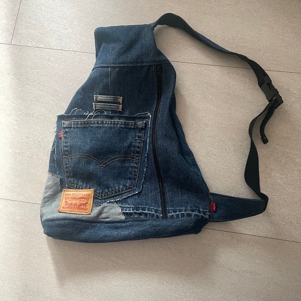 리바이스 데님 크로스백 숄더백